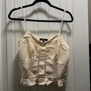 Lulus M Beige top